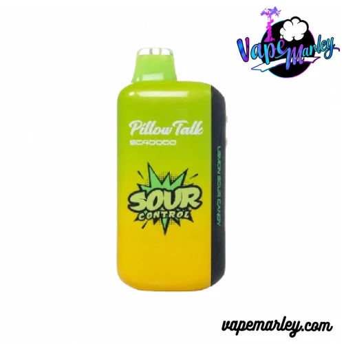 Lemon Sour Candy Pillow Talk IC40K Sour Control Disposable Vape