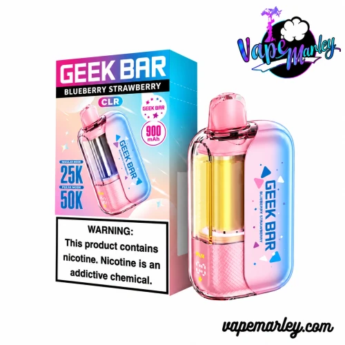 Blueberry Strawberry Geek Bar CLR 50K Puffs Disposable Vape
