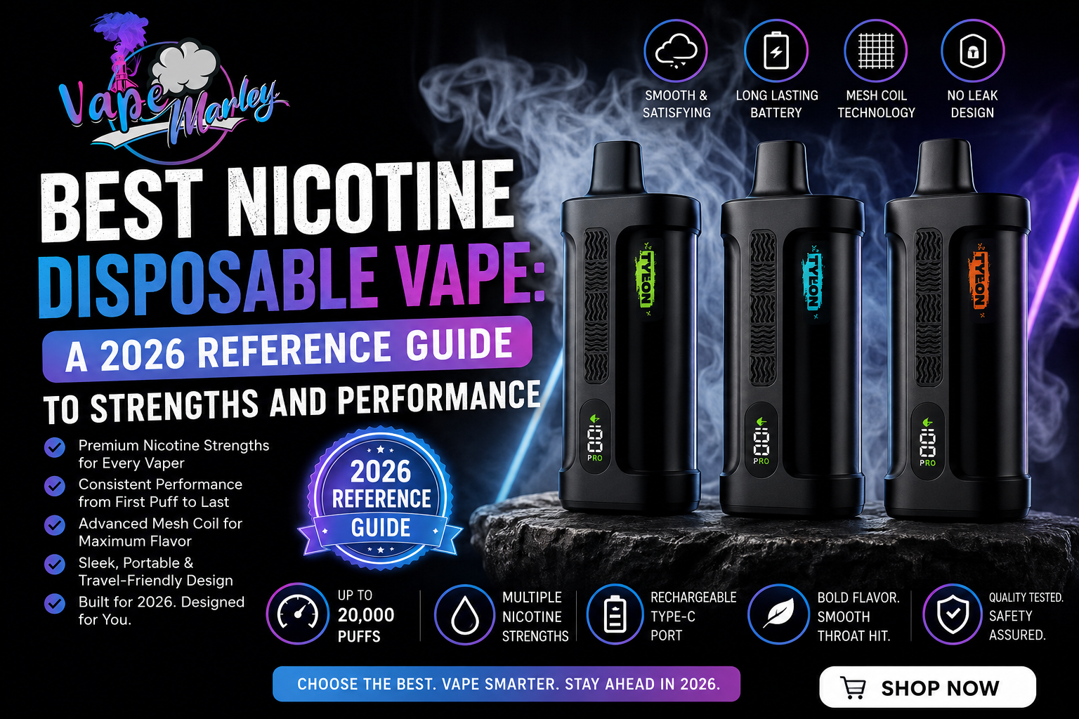 Best Nicotine Disposable Vape: A 2026 Reference Guide to Strengths and Performance