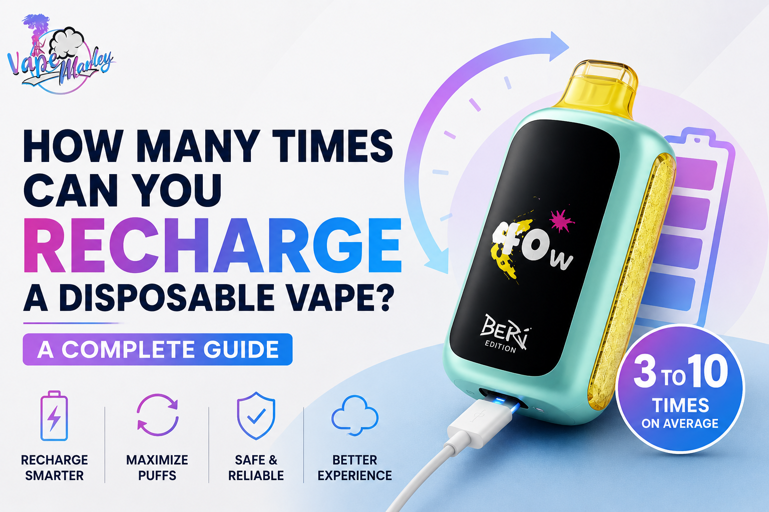 How Many Times Can You Recharge a Disposable Vape? A Complete Guide