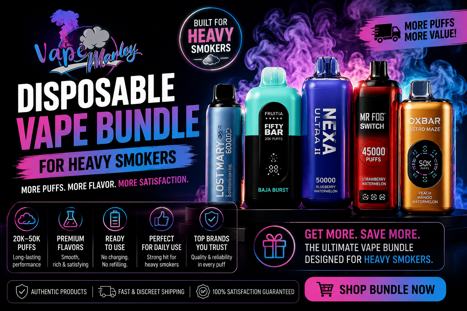 Disposable Vape Bundle for Heavy Smokers: The 2026 Guide to Success