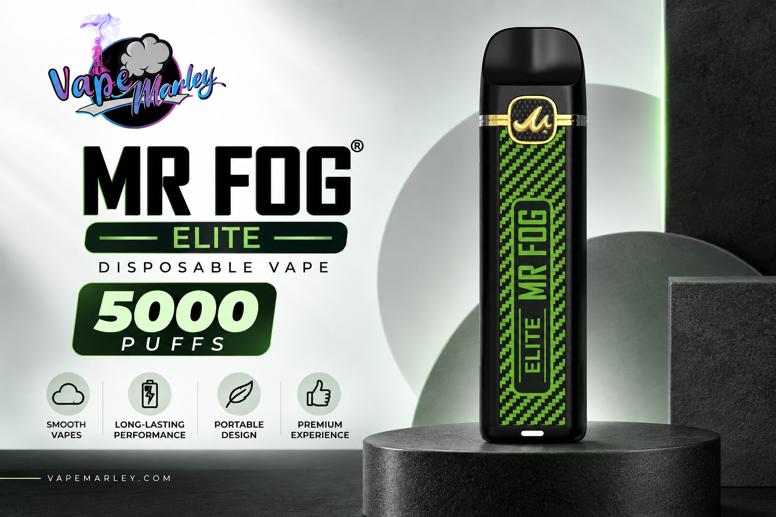 Introducing the All-New MR FOG Elite: 5000 Puff Disposable Vape 