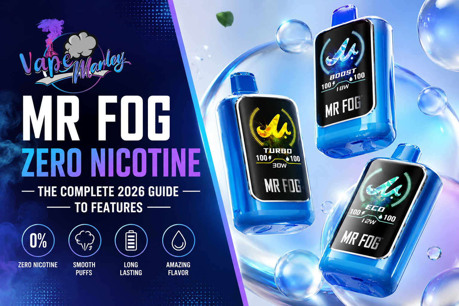 Mr Fog Zero Nicotine: The Complete 2026 Guide to Features