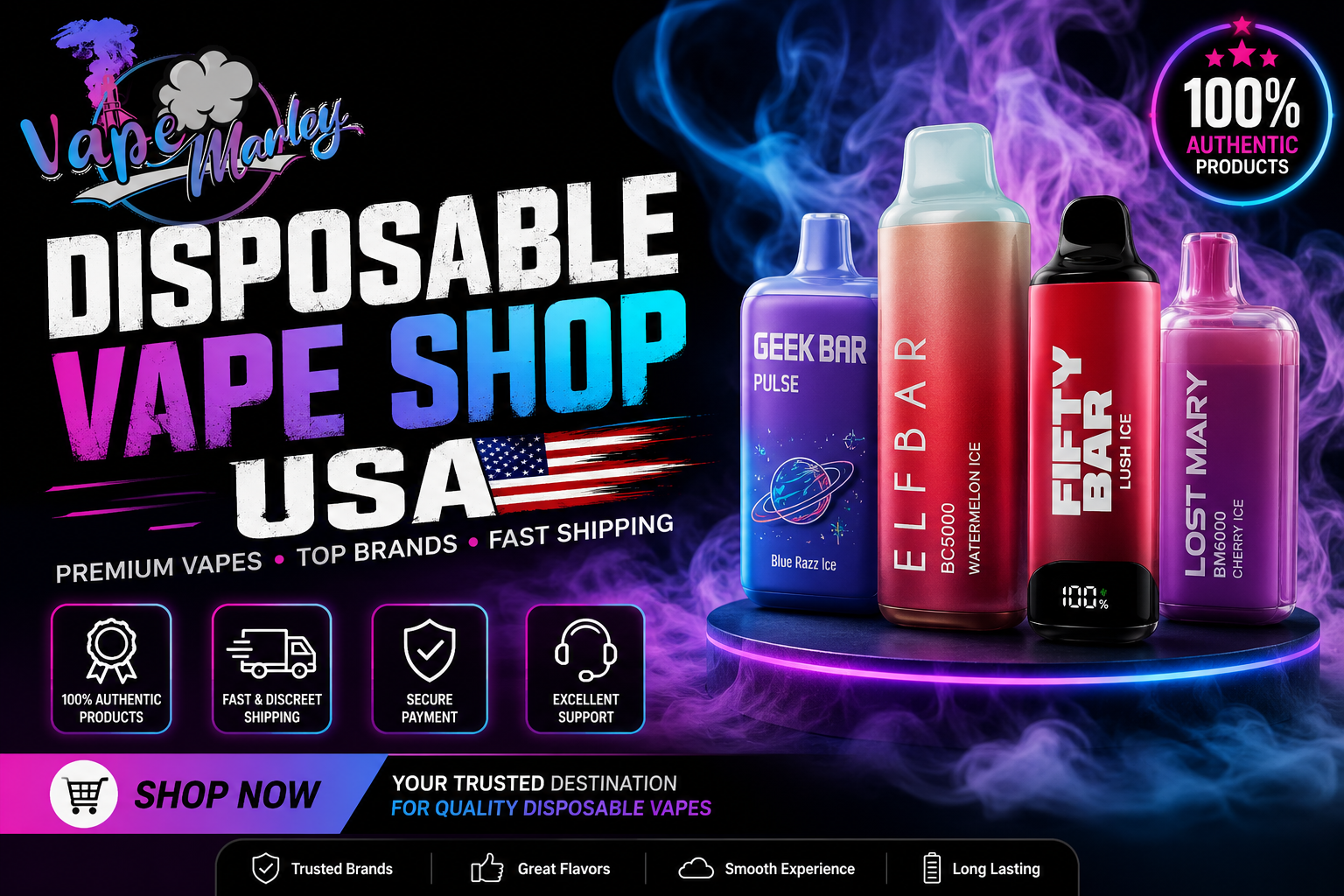 Disposable Vape Shop USA: The Ultimate 2026 Online Buying Guide