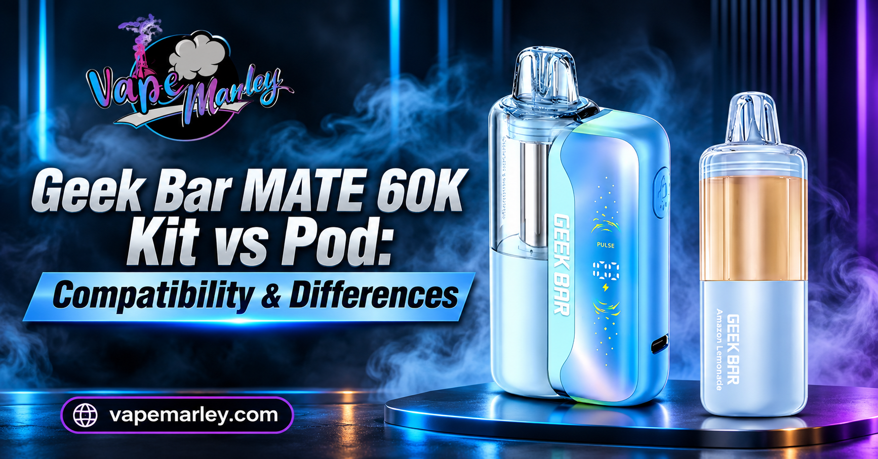 Geek Bar MATE 60K Kit vs Pod: Compatibility & Differences
