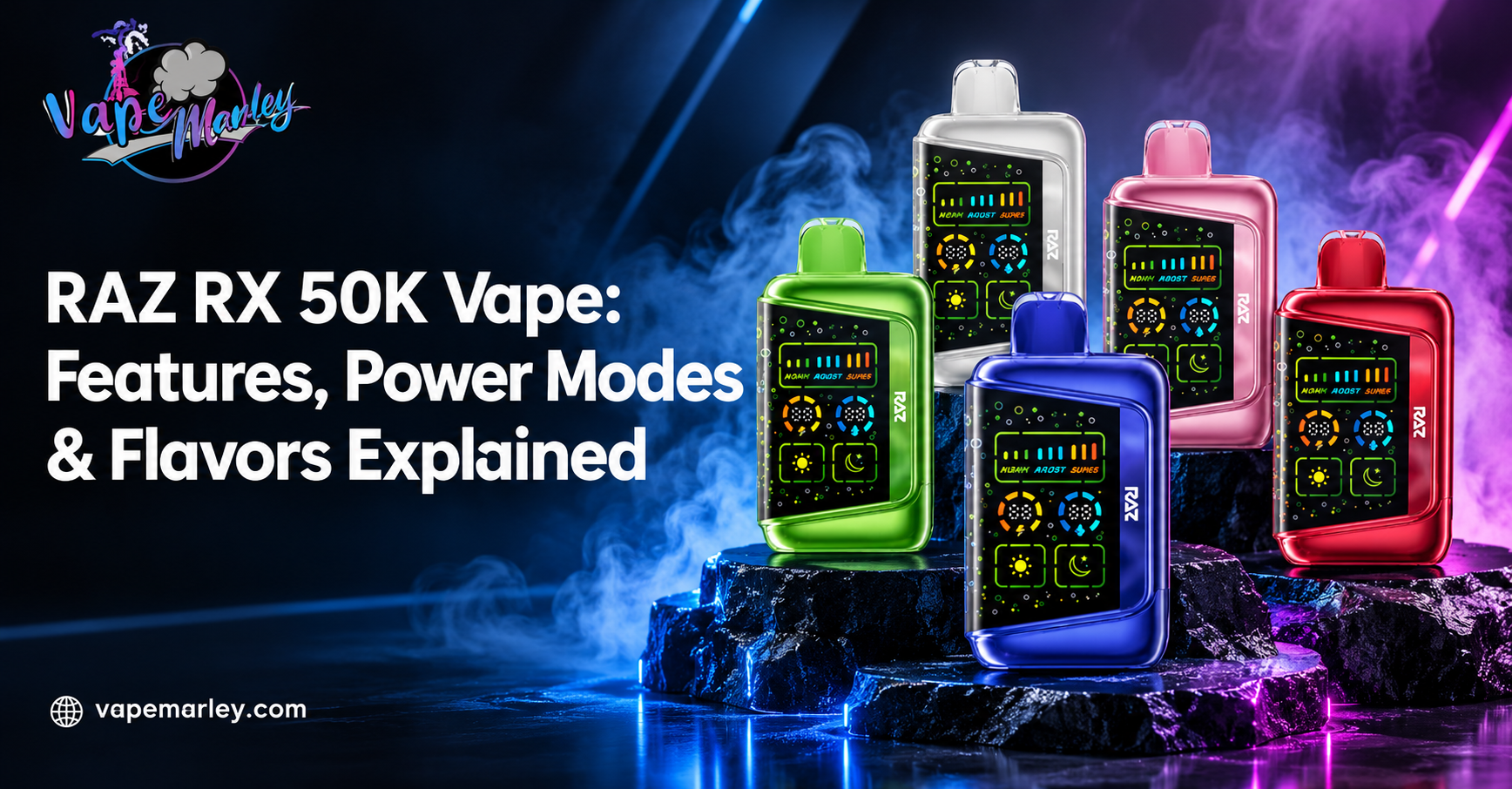 RAZ RX 50K Vape: Features, Power Modes & Flavors Explained