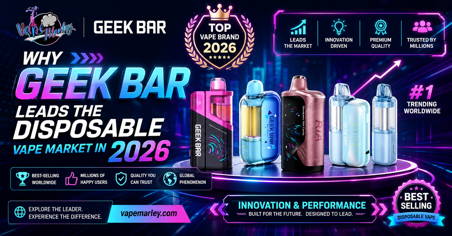 Why Geek Bar Leads the Disposable Vape Market in 2026