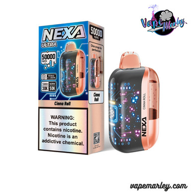 cinnamon roll disposable vape Cinna Roll Nexa Ultra 50000 Puffs