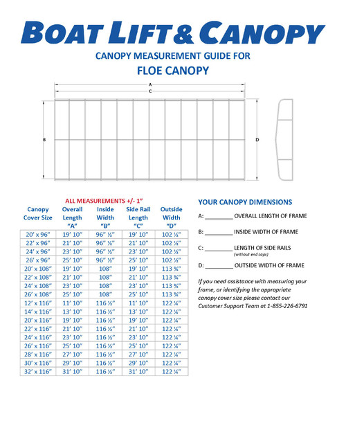 FLOE - 13oz Vinyl Canopy Covers FLOE - 13oz Vinyl Canopy Covers