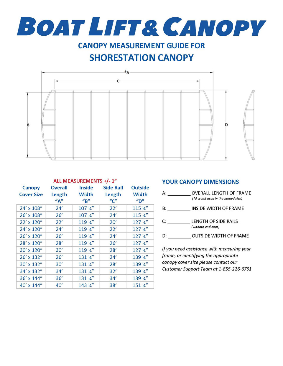 ShoreStation Aluminum Frame Replacement Canopy Covers w/ Harbor Time Fabric