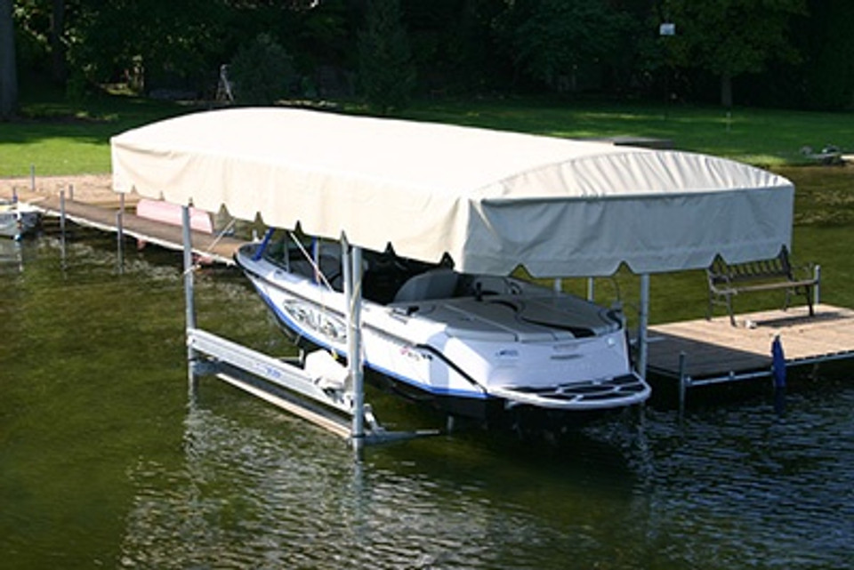 How to Properly Care for Your Boat Lift Canopy Fabric Boat Lift and