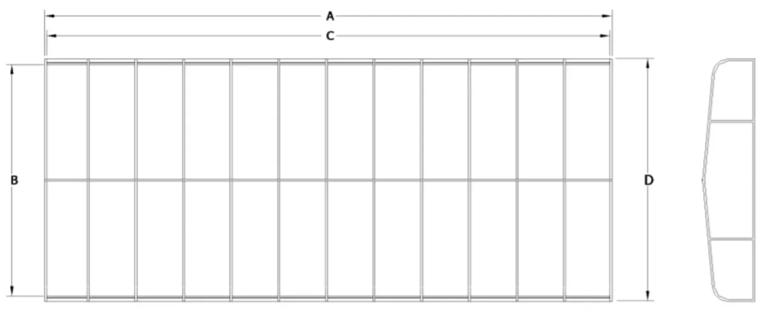 DAKA size dimensions