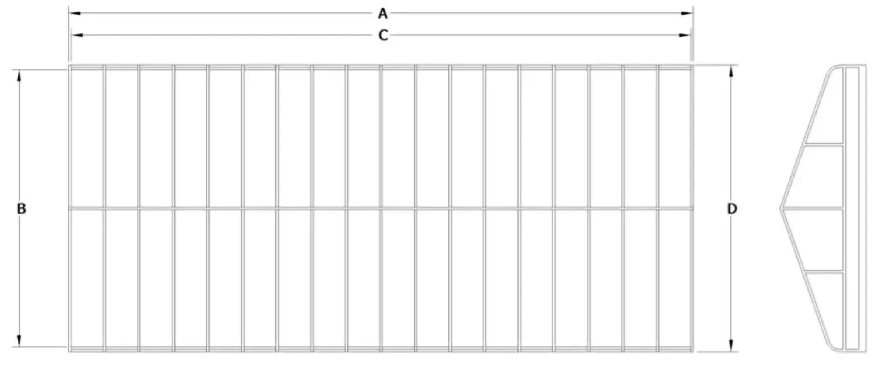 Pier Pleasure size dimensions