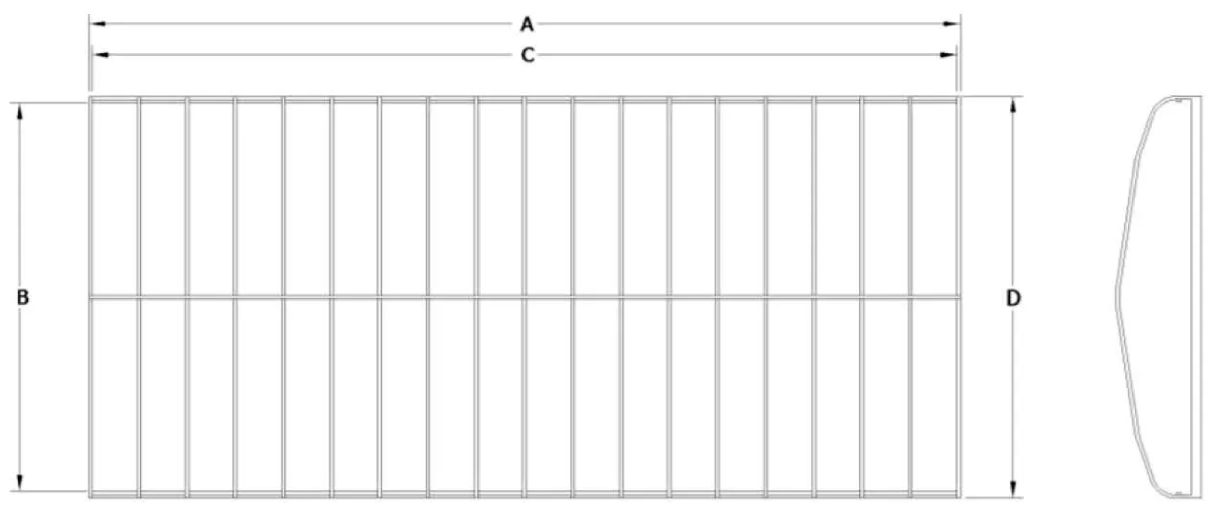 Porta Dock size dimensions