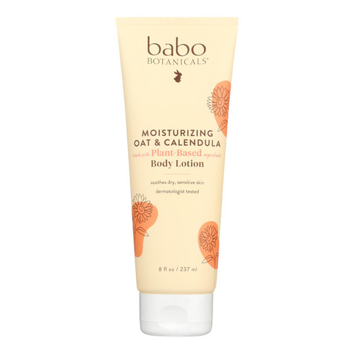 Babo Botanicals - Oatmilk Calendula Moisturizing Baby Lotion - 8 fl oz