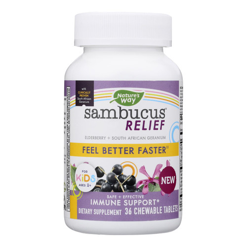 Nature's Way - Sambucus Kids Chew - 1 Each-36 CT