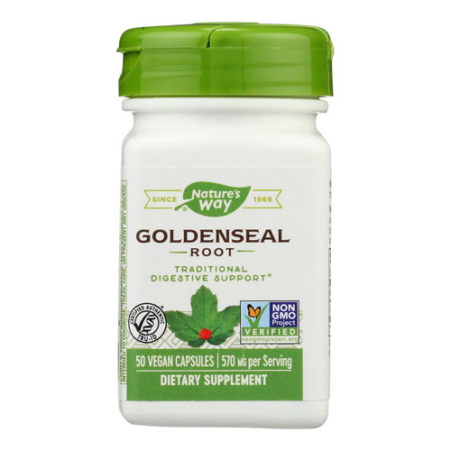 Nature's Way - Goldenseal Root - 50 Capsules
