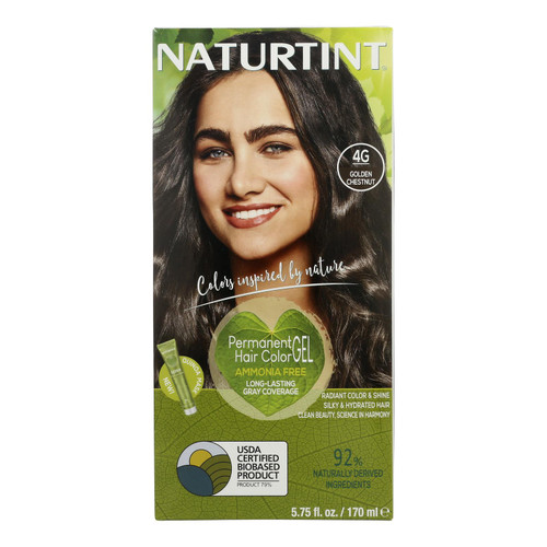 Naturtint Hair Care/Hair Color - Permanent - 4G - Golden Chestnut - 5.28 oz