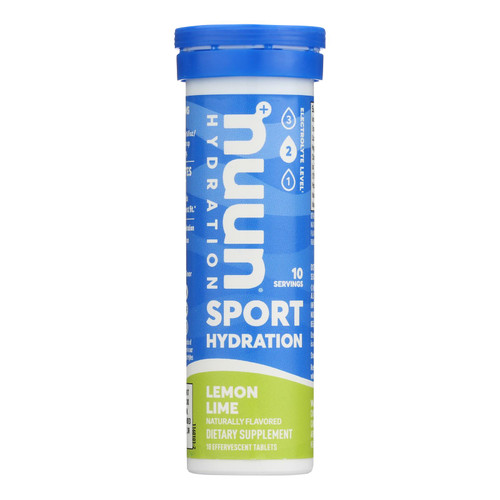 Nuun Hydration Nuun Active - Lemon and Lime - Case of 8 - 10 Tablets