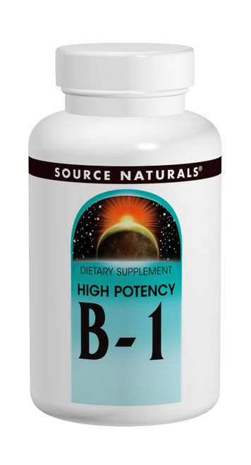 Source Naturals B-1, High Potency 500 mg Tablets bottle