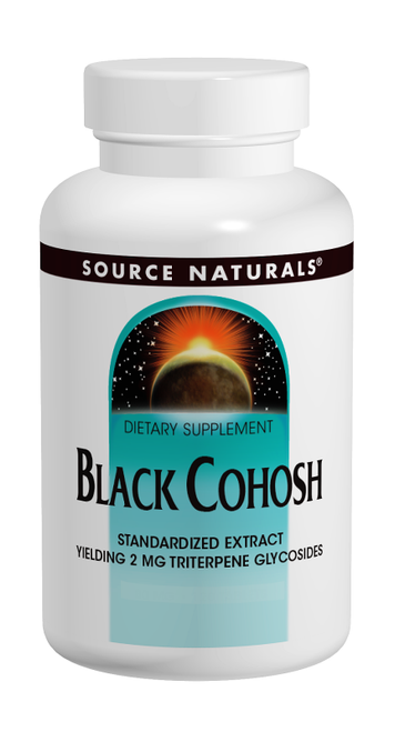 Source Naturals Black Cohosh 80 mg Tablets bottle