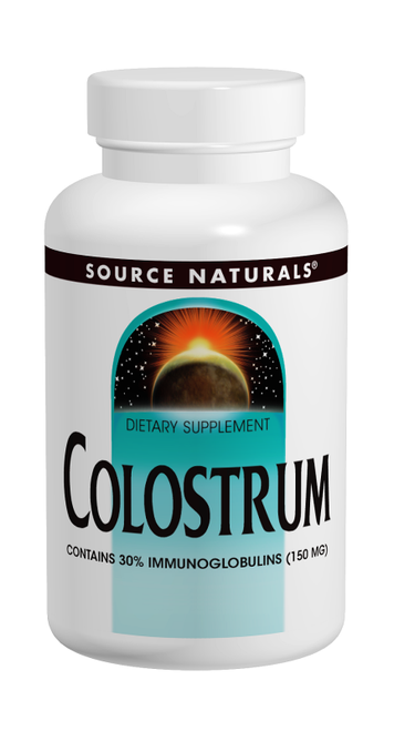 Source Naturals Colostrum 500 mg Capsules bottle