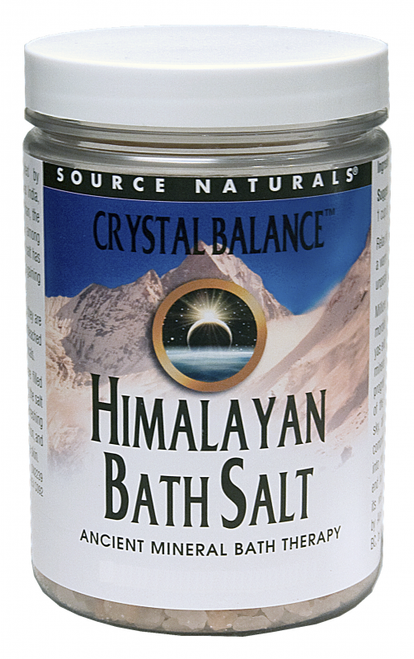 Source Naturals Crystal Balance Himalayan Bath Salt Crystals bottle