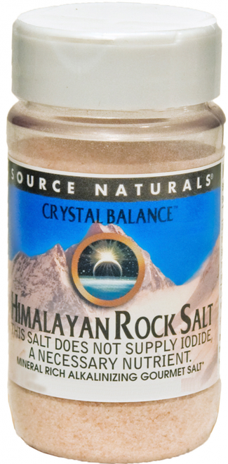 Source Naturals Crystal Balance Himalayan Rock Salt Crystals Coarse Grind bottle