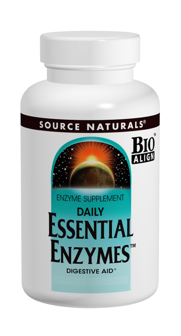 Source Naturals Essential Enzymes 500 mg Capsules bottle