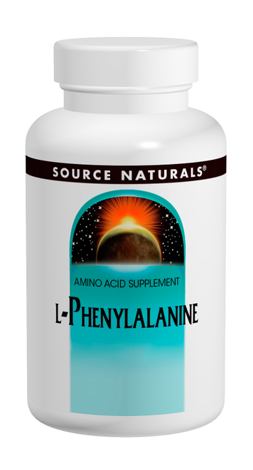 Source Naturals L-Phenylalanine 500 mg Tablets bottle
