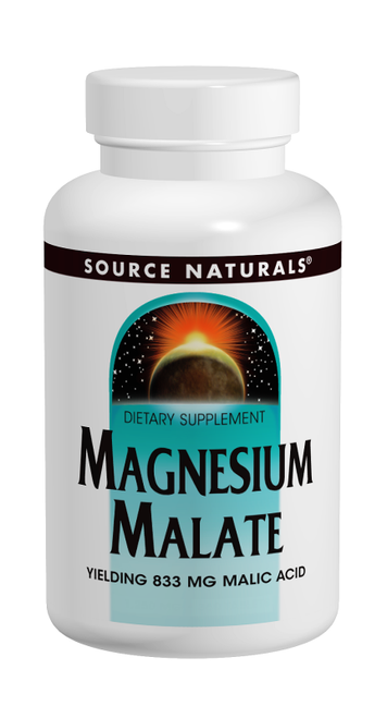 Source Naturals Magnesium Malate 625 mg Capsules bottle