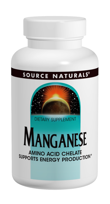 Source Naturals Manganese 10 mg Tablets bottle