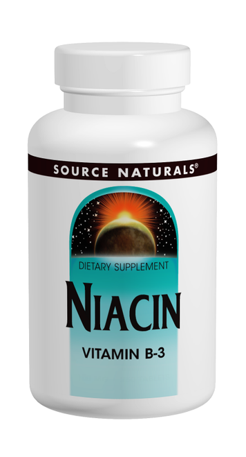 Source Naturals Niacin 100 mg Tablets bottle