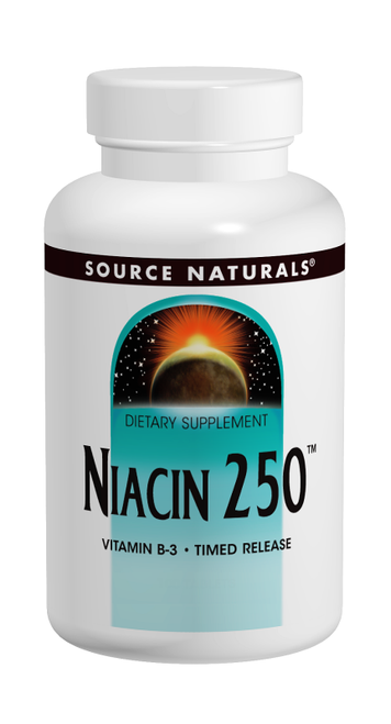 Source Naturals Niacin 250 Tablets bottle
