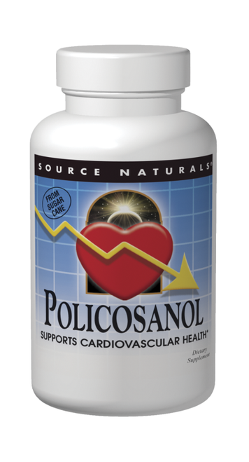 Source Naturals Policosanol 10 mg Tablets bottle