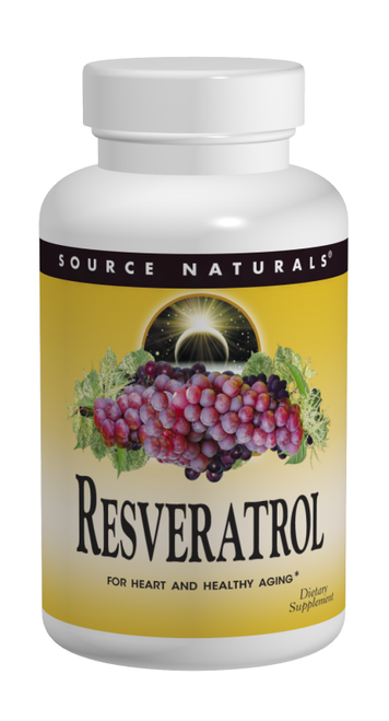 Source Naturals Resveratrol 80 mg Tablets bottle