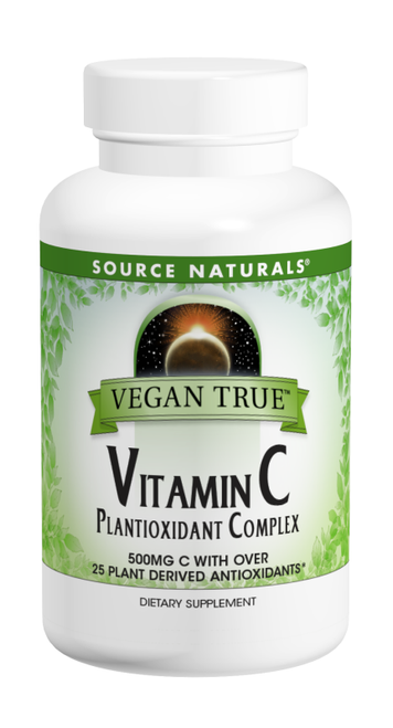 Source Naturals Vegan True Vitamin C Plantioxidant Complex Tablets bottle