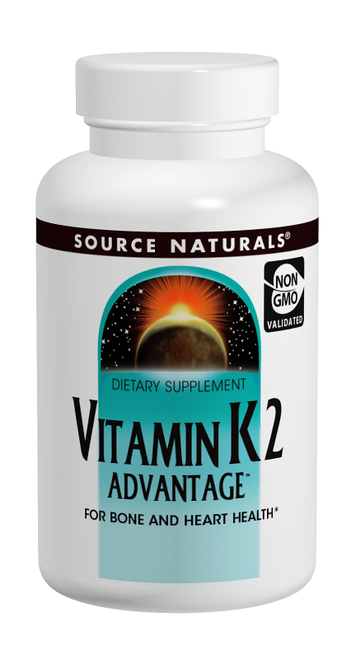 Source Naturals Vitamin K2 Advantage 2200 mcg Tablets bottle