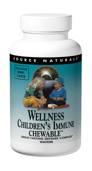 Source Naturals Wellness Children's Immune Chewable Berry Wafers bottle
