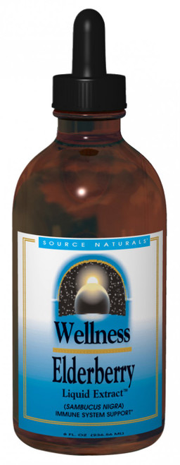Source Naturals Wellness Elderberry Extract Liquid bottle