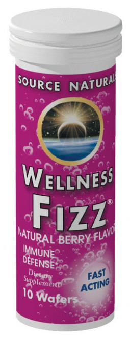 Source Naturals Wellness Fizz Berry Wafers bottle