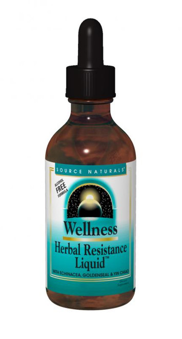 Source Naturals Wellness Herbal Resistance Liquid Liquid Alcohol Free bottle