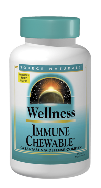 Source Naturals Wellness Immune Chewable Berry Wafers bottle