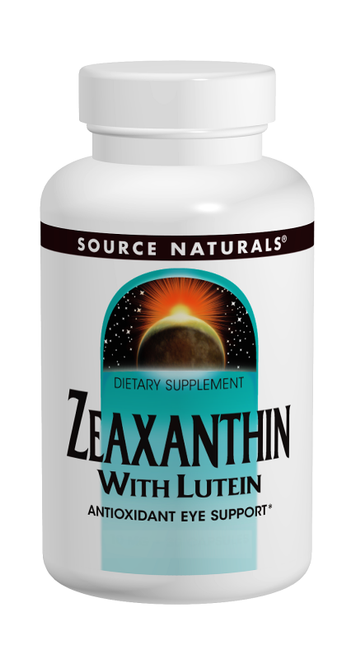 Source Naturals Zeaxanthin with Lutein 10 mg Capsules bottle