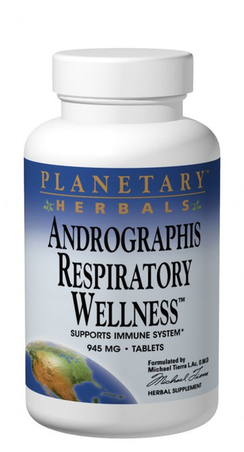 Planetary Herbals Andrographis Respiratory Wellness 895 mg Tablets bottle
