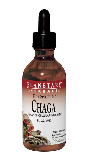 Planetary Herbals Chaga, Full Spectrum 1000 mg Tablets bottle