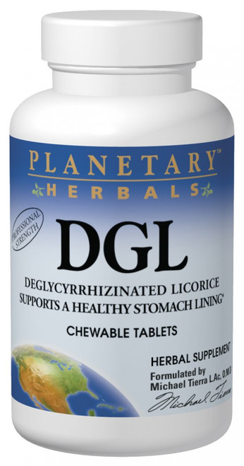 Planetary Herbals DGL Tablets bottle