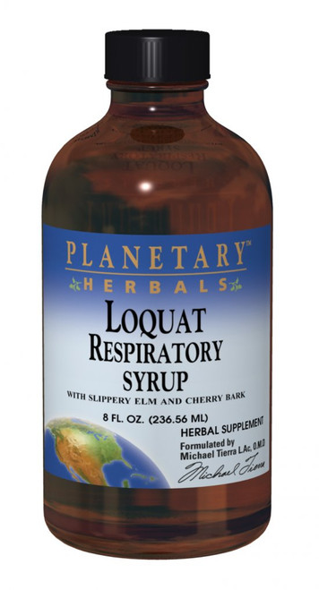 Planetary Herbals Loquat Respiratory Syrup Syrup bottle