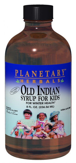 Planetary Herbals Old Indian Syrup for Kids Cherry Syrup bottle
