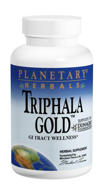 Planetary Herbals Triphala Gold 1000 mg Tablets bottle